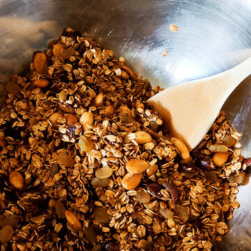 recette de granola aux graines et noix